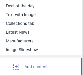 Section Add Dynamic Content - Section with sidebar 1