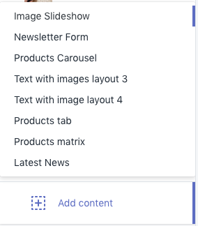 Section Add Dynamic Content - Section with sidebar 2