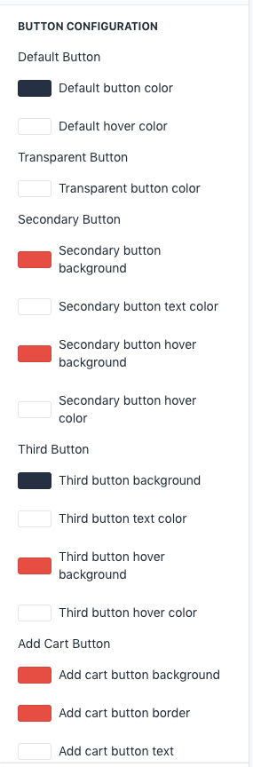 Button color configuration