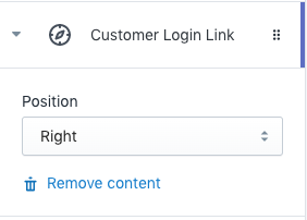 Topbar login setting