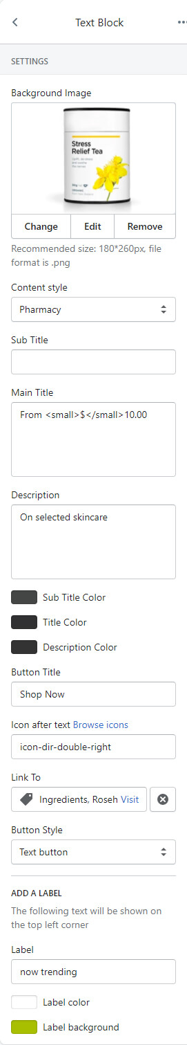 Block Setting